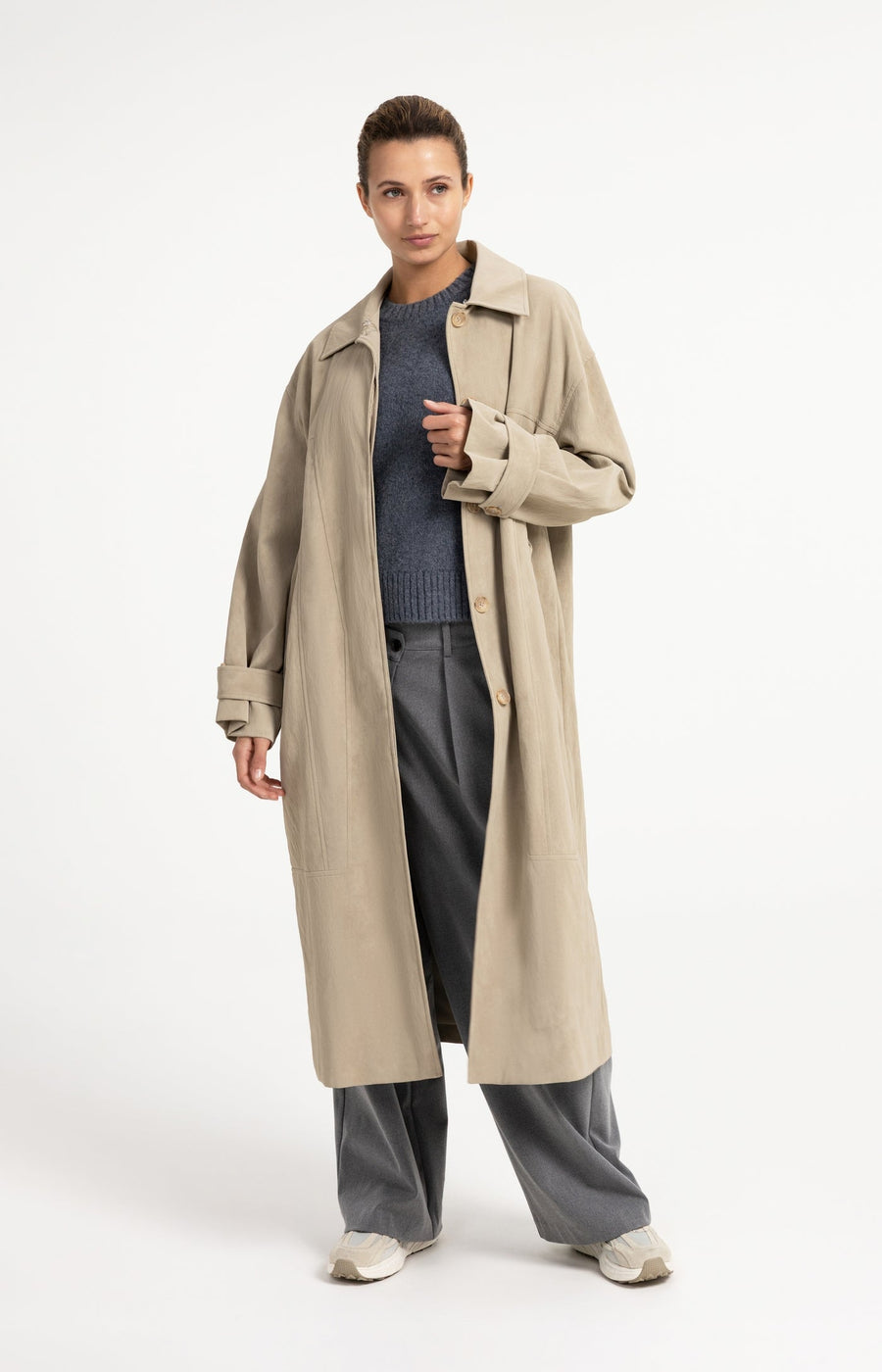 Yaya 01-30126 Woven wide leg trousers