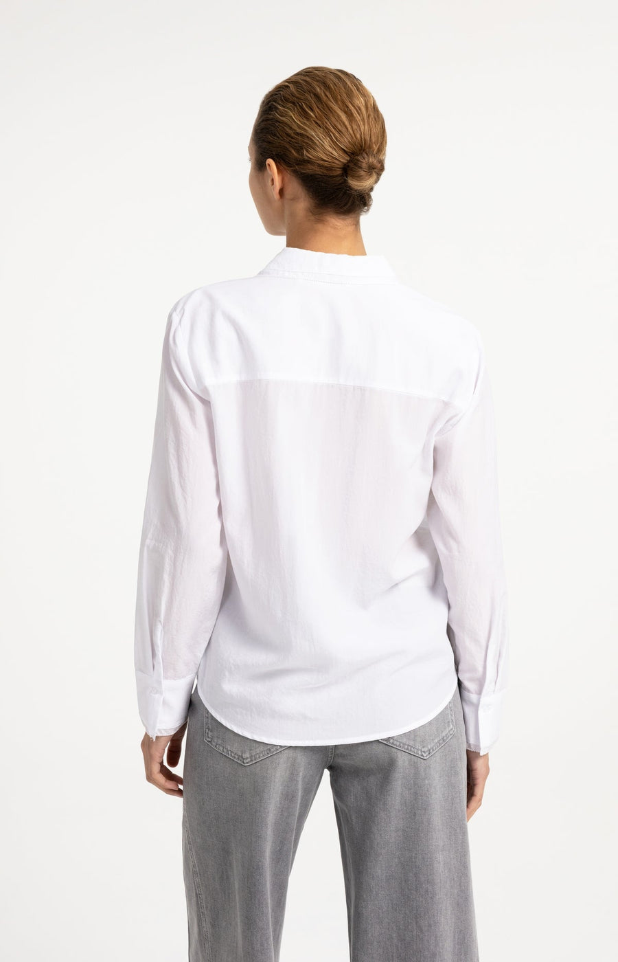 Yaya 01-201247 blouse with collar detail