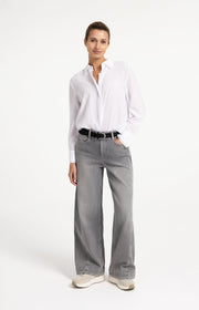 Yaya 01-201247 blouse with collar detail