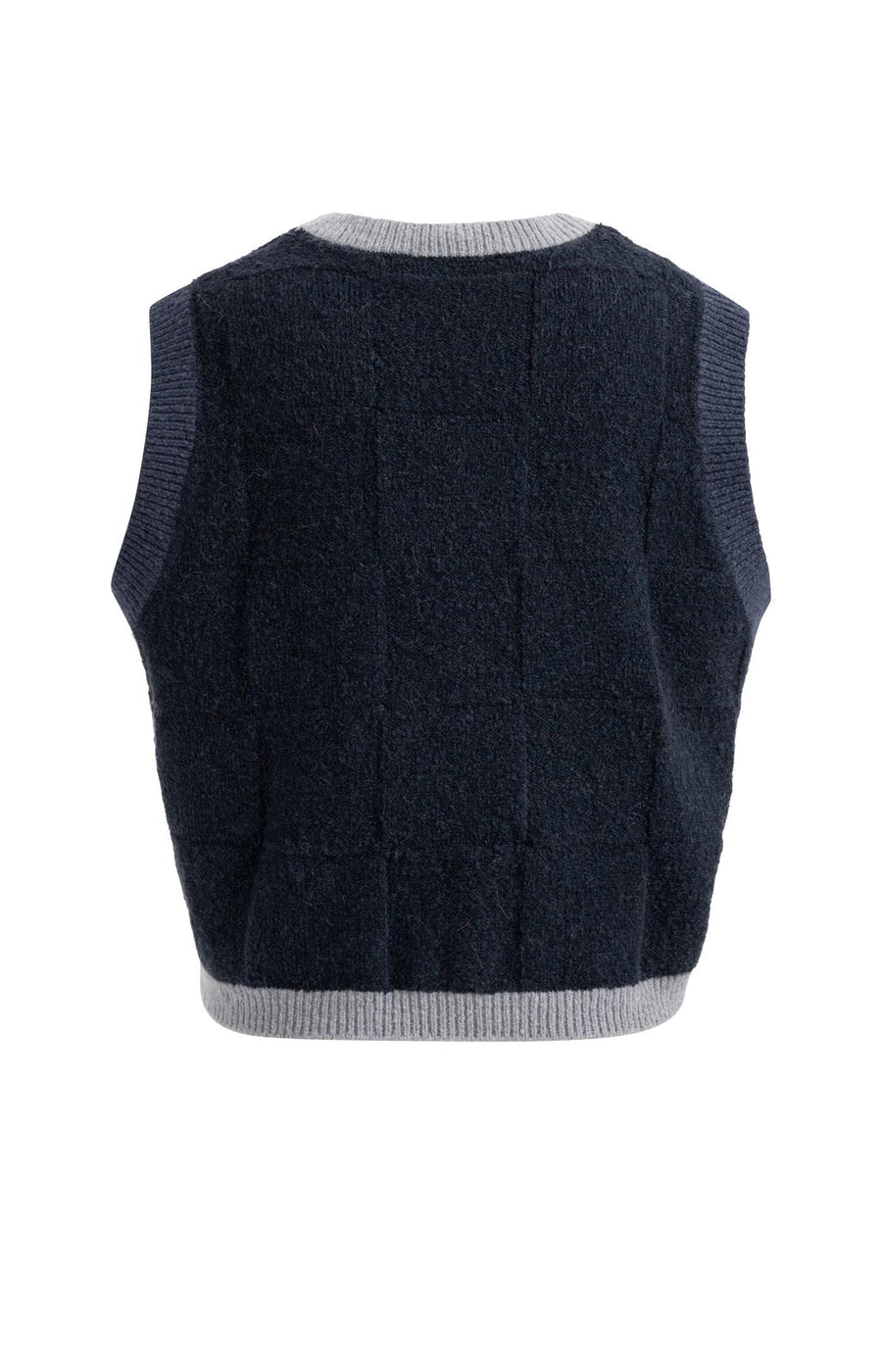 Yaya 01-000634 Soft knitted spencer navy