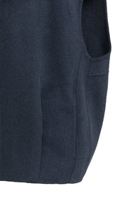 Yaya 02-021010 oversized woolmix woven bodywarmer