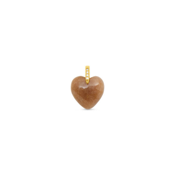 Talis Chains Hearts smokey quartz
