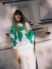 BYOUNG BYomea Flower jumper Green