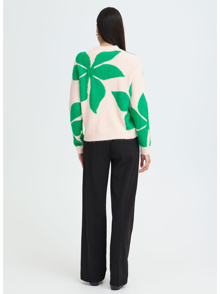 BYOUNG BYomea Flower jumper Green