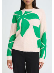 BYOUNG BYomea Flower jumper Green