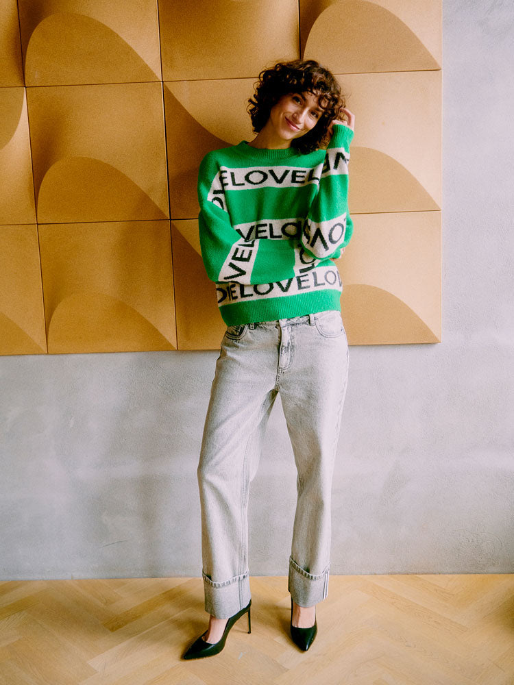 BYOUNG BYomea love jumper green