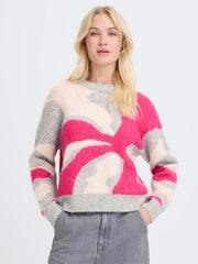 BYOUNG BYomea Abstract jumper pink