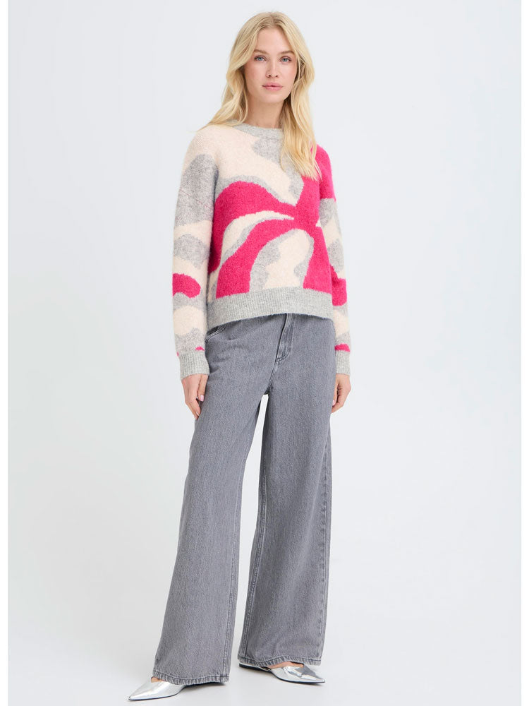 BYOUNG BYomea Abstract jumper pink