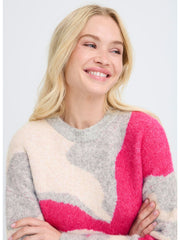 BYOUNG BYomea Abstract jumper pink
