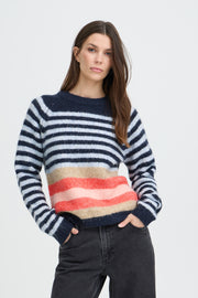 Pulz PZabena striped pullover