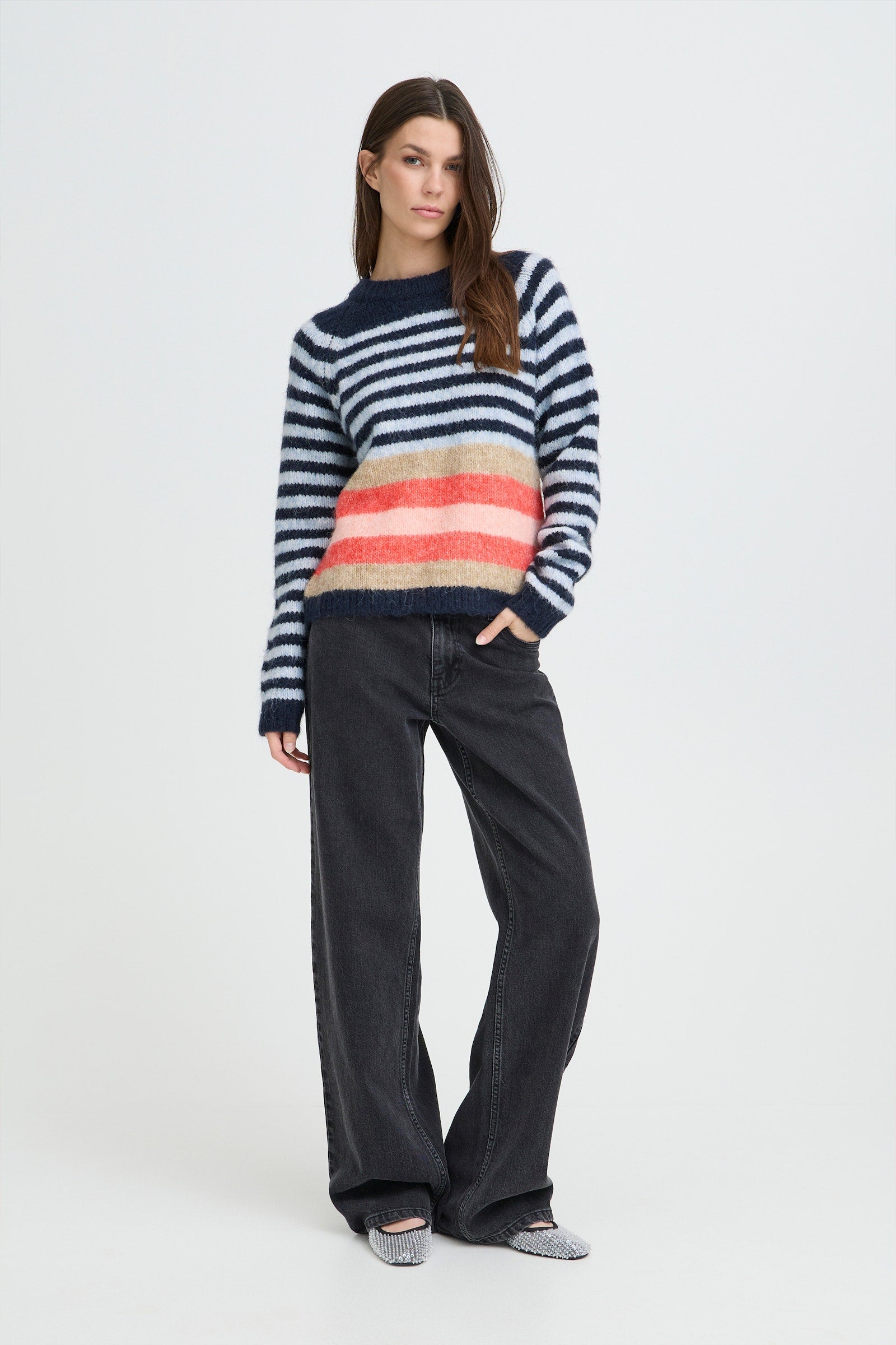 Pulz PZabena striped pullover