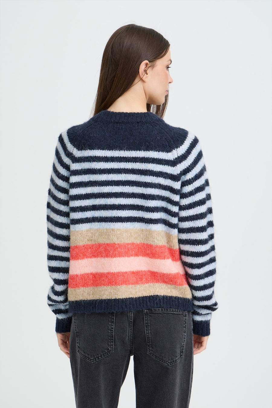 Pulz PZabena striped pullover
