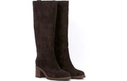Another Trend 562 baby silk boots chocolate suede