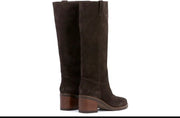 Another Trend 562 baby silk boots chocolate suede