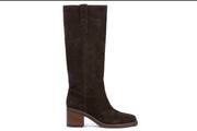 Another Trend 562 baby silk boots chocolate suede