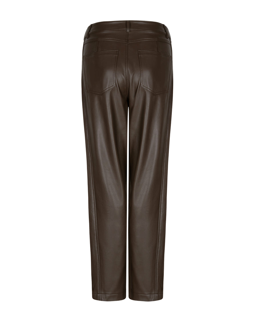Red Button SRB5079 Caitlina faux leather high rise mud trousers
