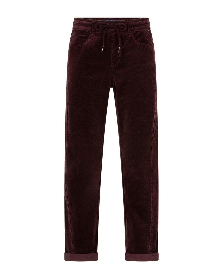 Red Button SRB5100 Kay cord jog high rise burgundy