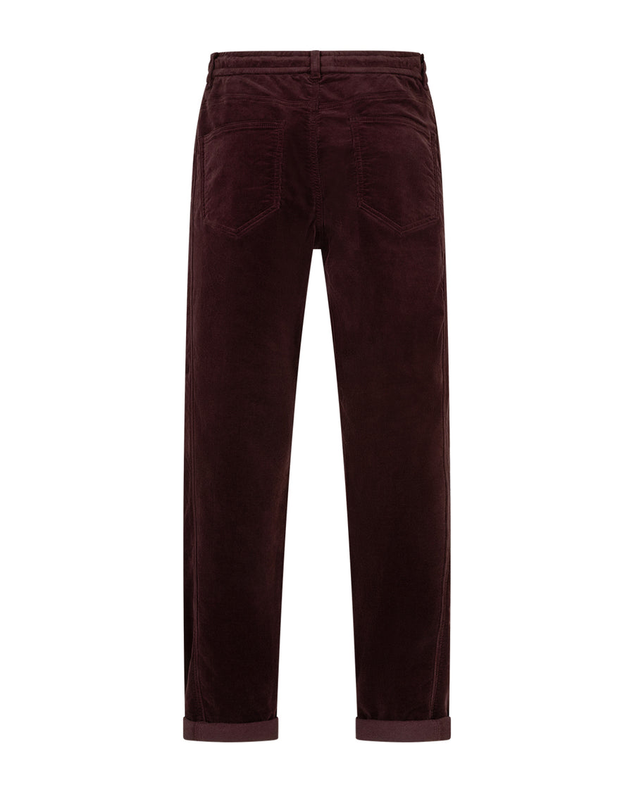 Red Button SRB5100 Kay cord jog high rise burgundy