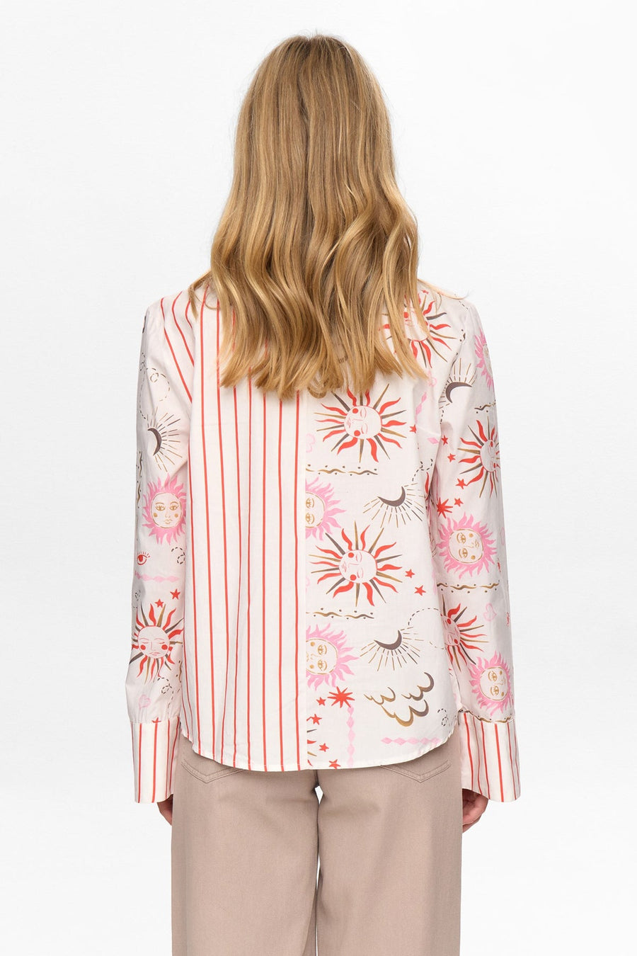 Numph NUsoleima mix shirt cloud dancer