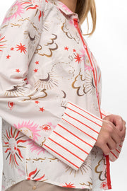 Numph NUsoleima mix shirt cloud dancer