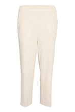 Load image into Gallery viewer, Kaffe Kasakura Hw Cropped Pants White
