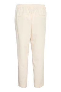 Kaffe Kasakura Hw Cropped Pants White