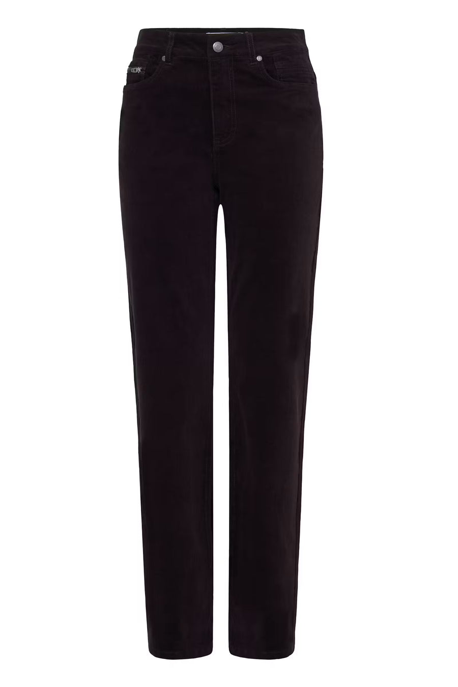Pulz PZsally hw pant straight chocolate