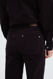 Pulz PZsally hw pant straight chocolate