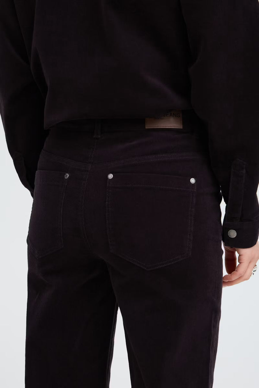 Pulz PZsally hw pant straight chocolate