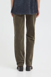Pulz PZsally hw pant straight Olive