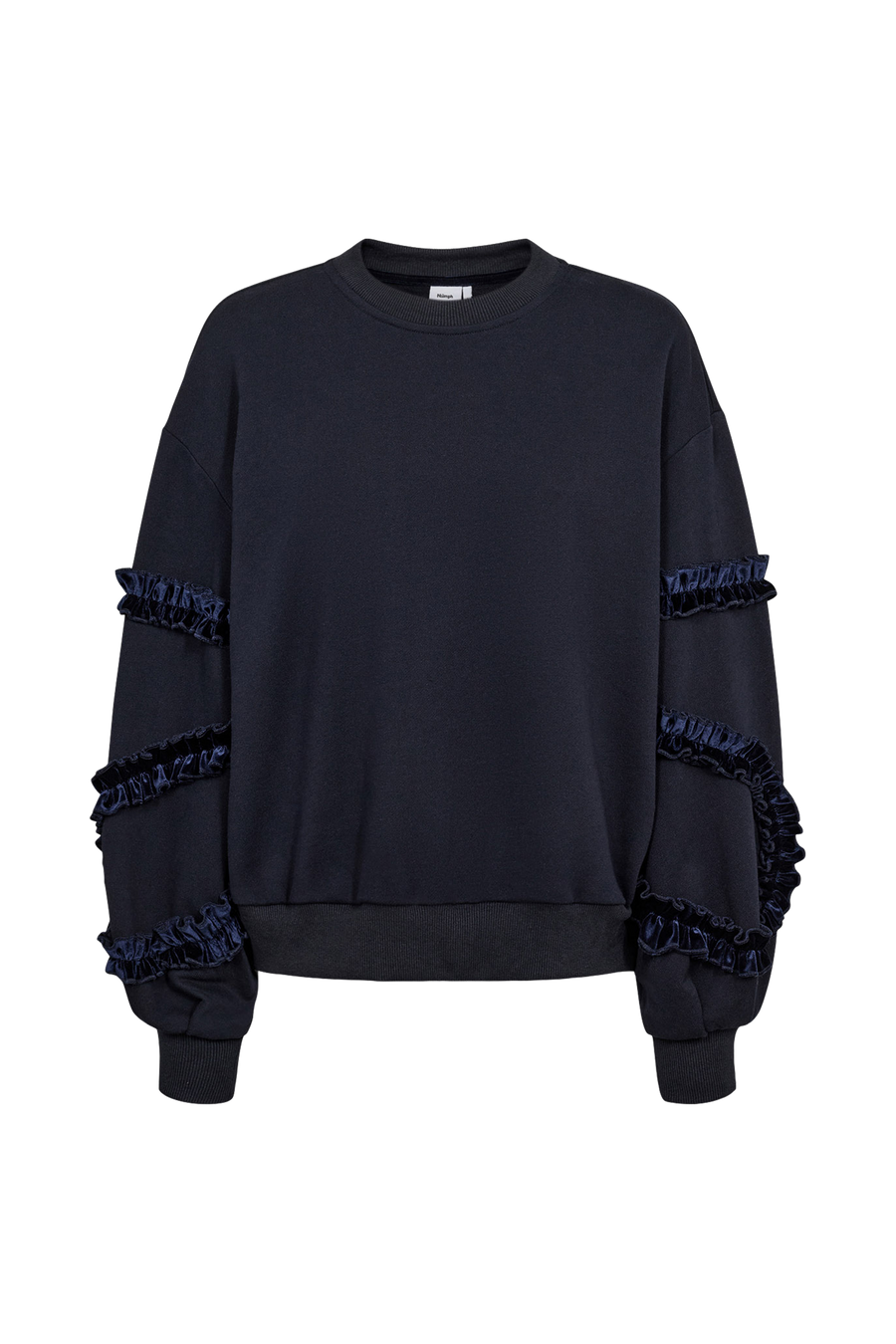 Numph NUsabby o neck sweatshirt navy