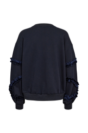 Numph NUsabby o neck sweatshirt navy