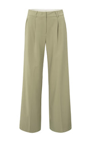 Yaya 01-3011-50 Woven trousers with stripe green
