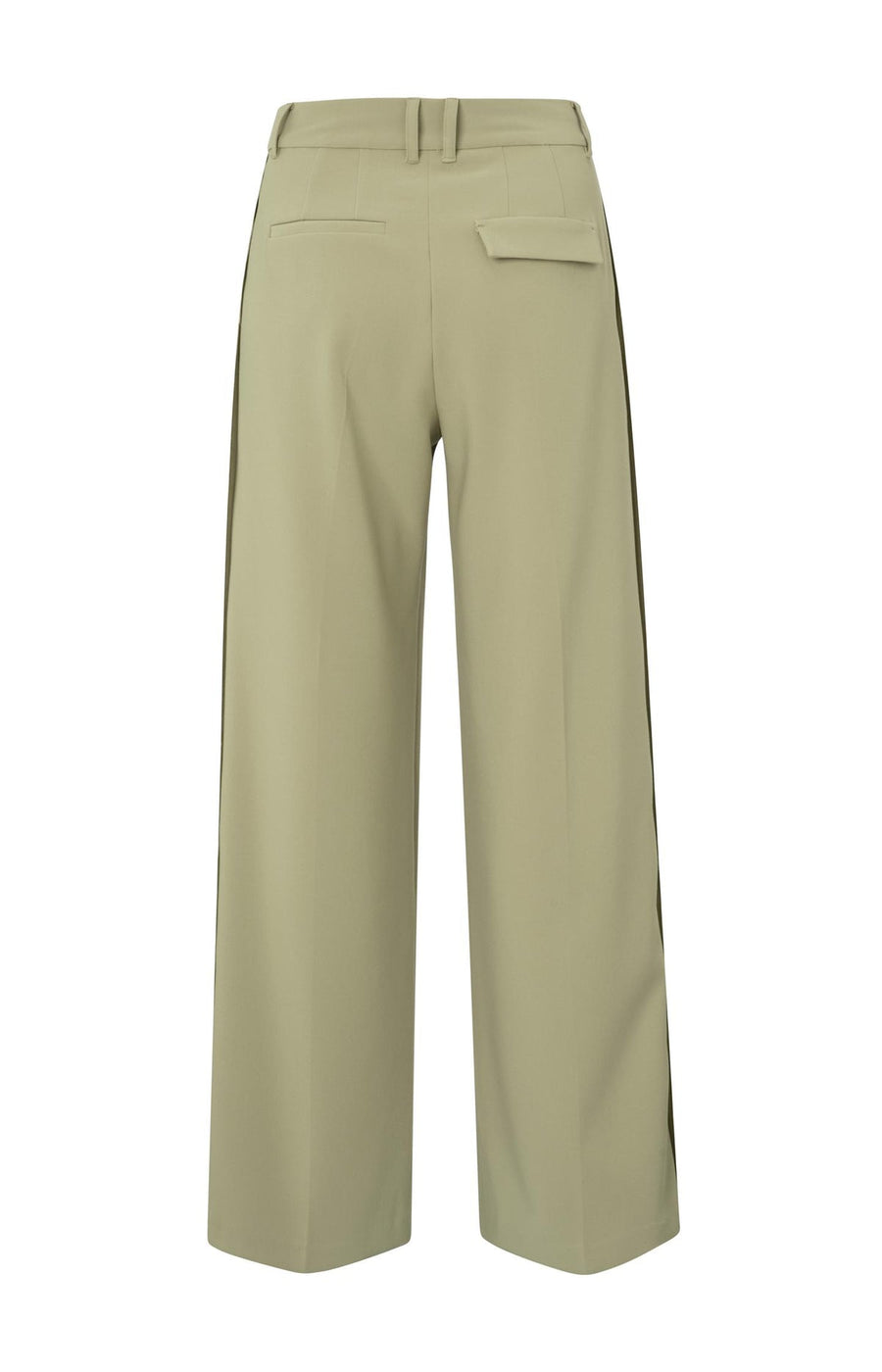 Yaya 01-3011-50 Woven trousers with stripe green