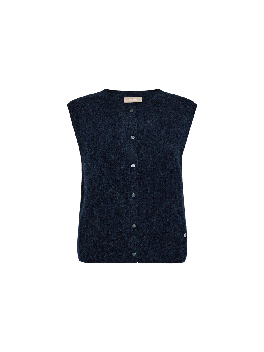 Mos Mosh MMalmine Thora knit vest Navy