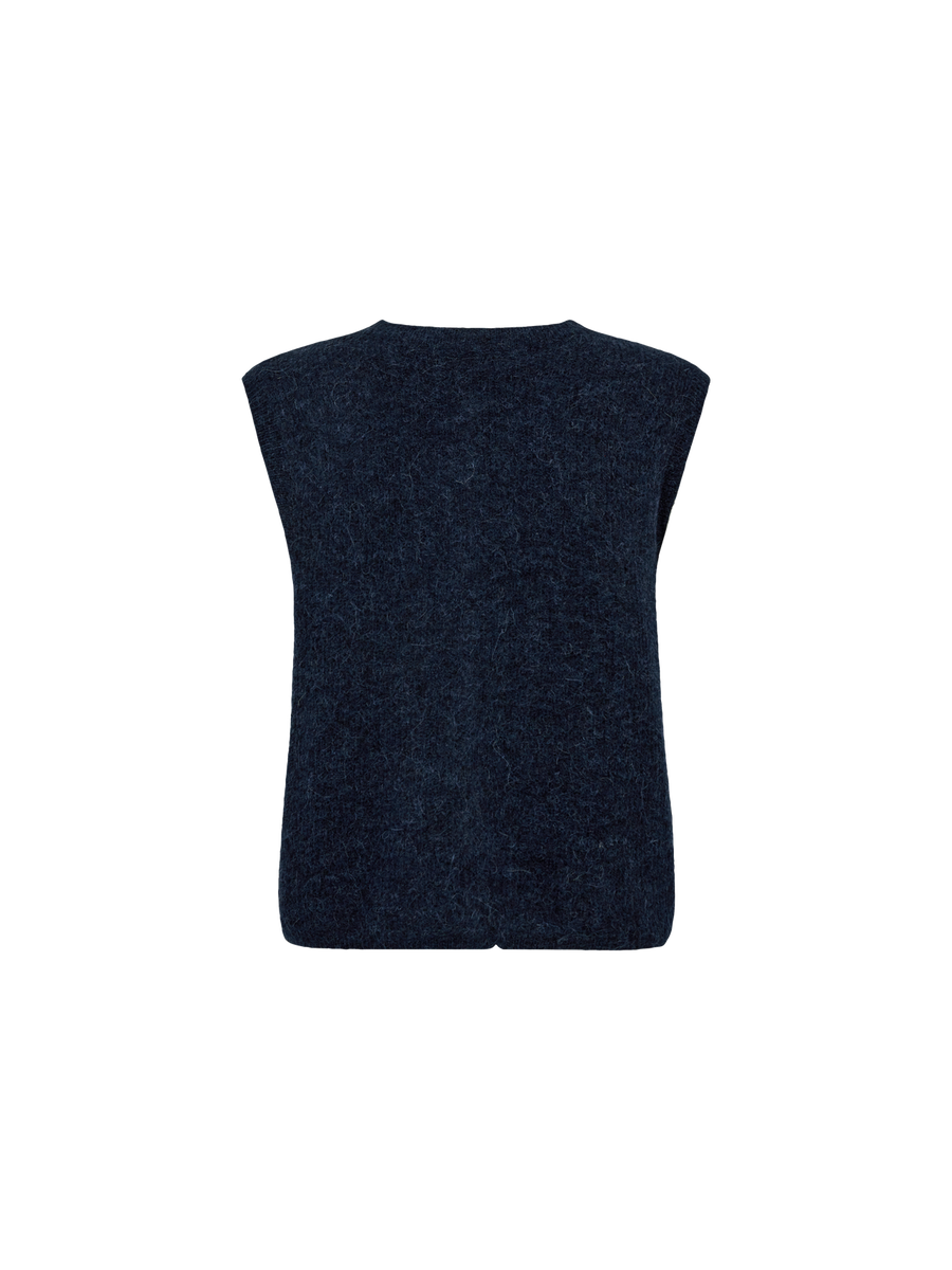 Mos Mosh MMalmine Thora knit vest Navy
