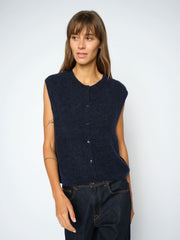 Mos Mosh MMalmine Thora knit vest Navy