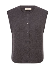 Mos mosh MMAlmine thora knit vest grey