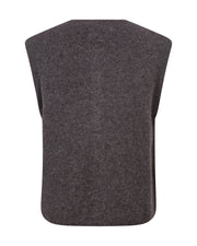 Mos mosh MMAlmine thora knit vest grey
