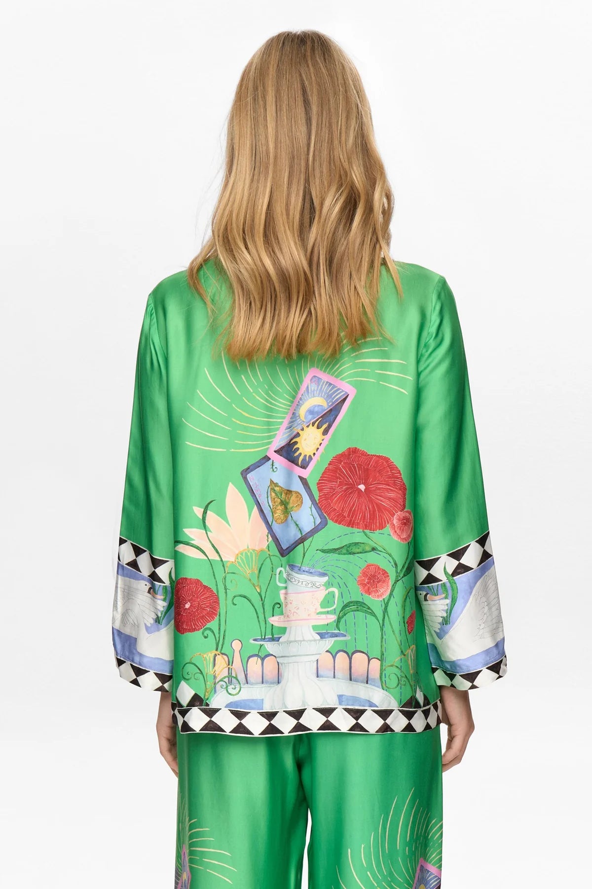 Numph Nuadelina shirt vibrant green