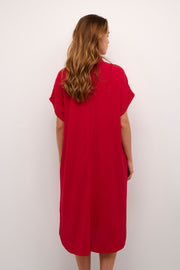 Culture CUelina kaftan dress red