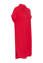 Culture CUelina kaftan dress red