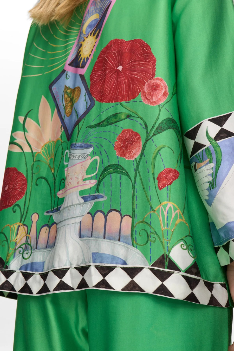 Numph Nuadelina shirt vibrant green