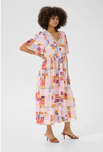 Culture CUlisbon Bello long dress pink