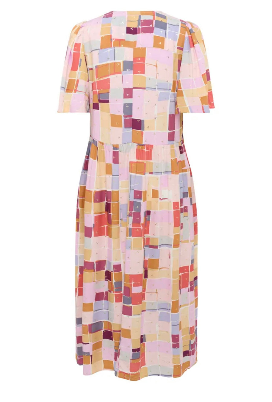 Culture CUlisbon Bello long dress pink