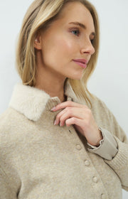 Yaya 01-010185 cardigan with collar