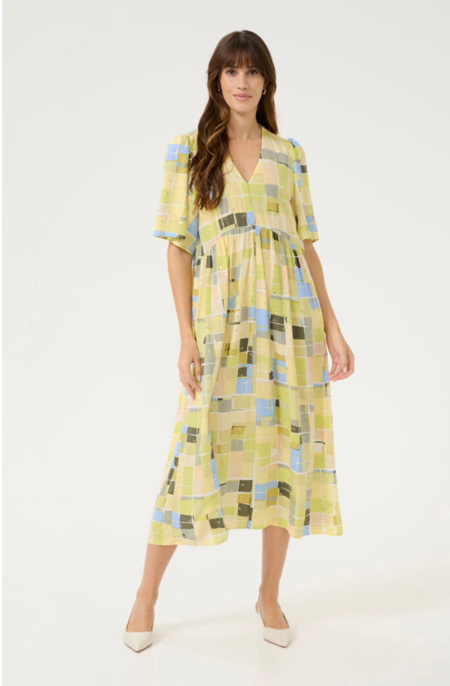 Culture CUlisbon Bello long dress green