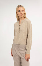 Yaya 01-010185 cardigan with collar