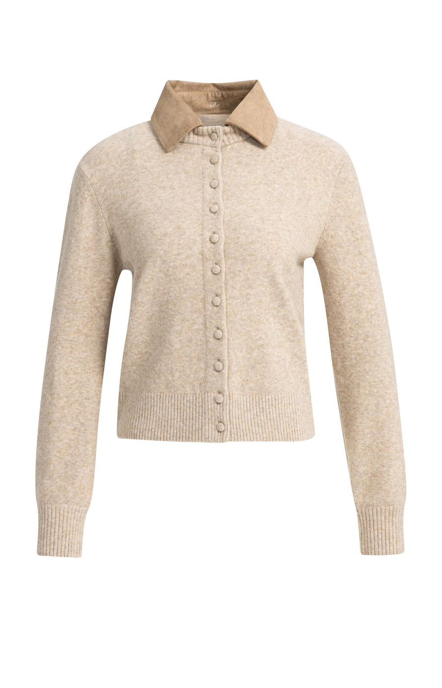 Yaya 01-010185 cardigan with collar