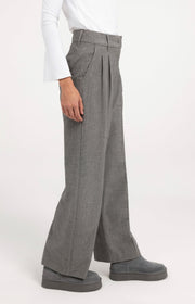 Yaya 01-301291 soft woven trousers grey